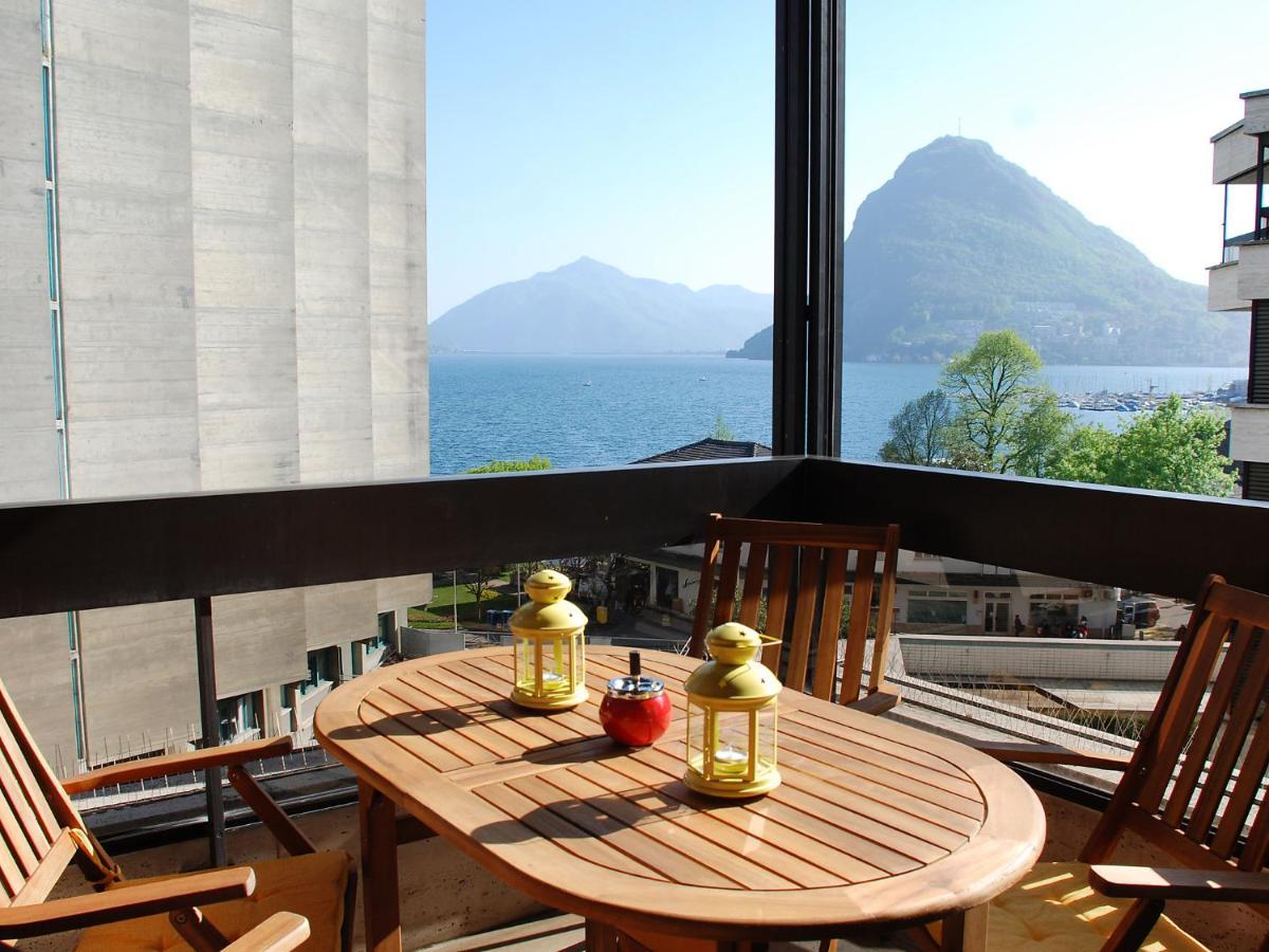 Apartment Residenza Cassarate Lago-1 Lugano Eksteriør billede