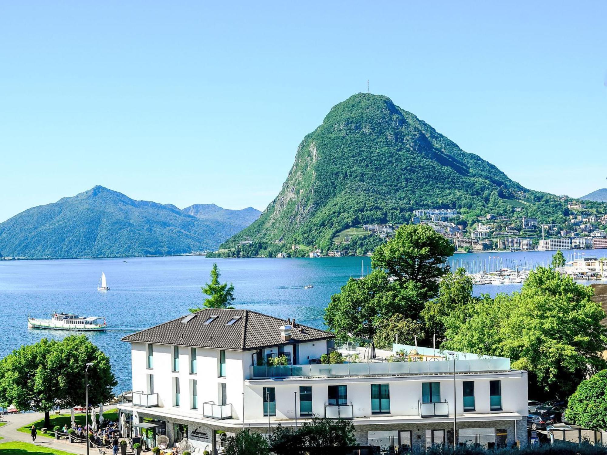 Apartment Residenza Cassarate Lago-1 Lugano Eksteriør billede